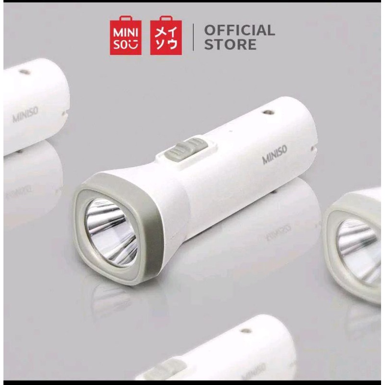 Miniso Lampu Senter Flaslight LED USB1200Mah
