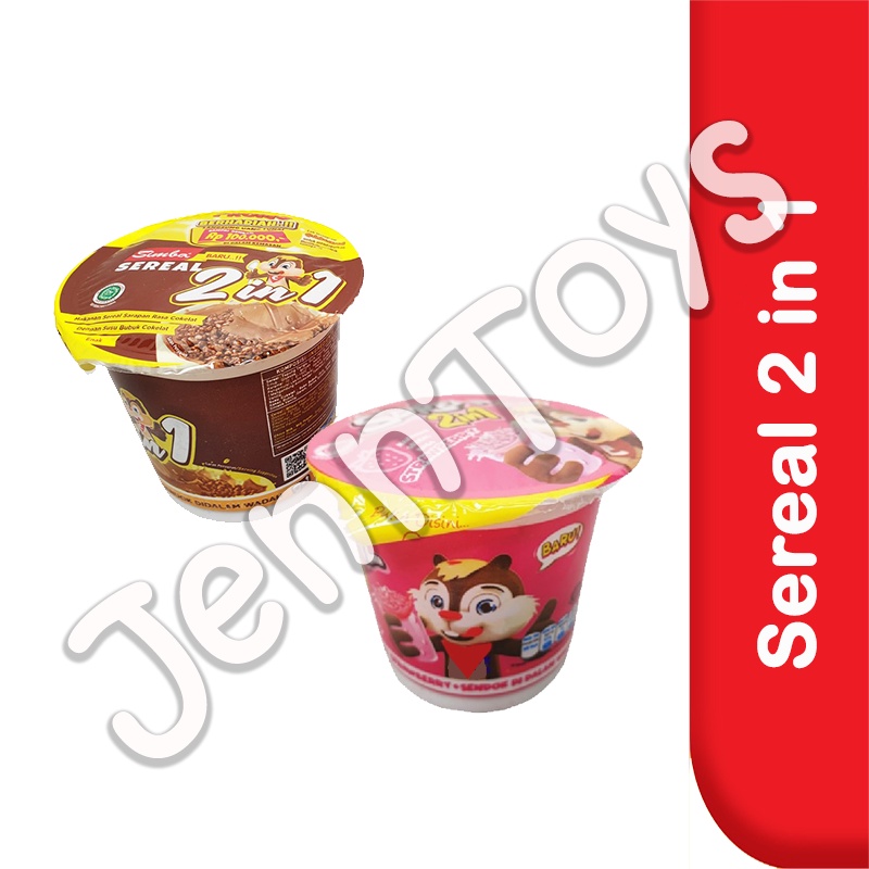 JennToys - Makanan anak Sarapan pagi Cereal Sereal anak SIMBA SEREAL CUP 2 in 1