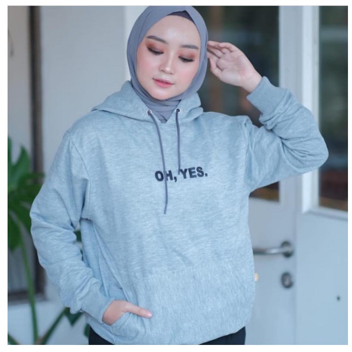 HOODIE UNISEX OH YES BABY TEBAL TERBARU,