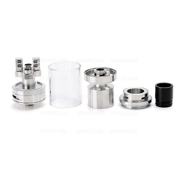 Digiflavor Fuji 25 Double Coil GTA Atomizer - SILVER [Authentic] KiswaraBandung