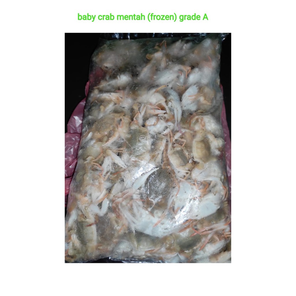 

Baby Crab Mentah (frozen) grade A