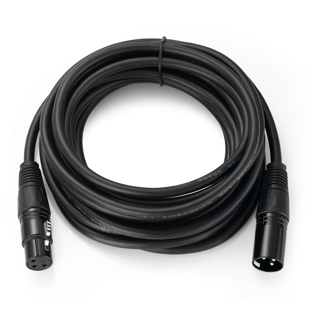 Kabel XLR M/F OFC Mic Karaoke 1 Meter - Hitam