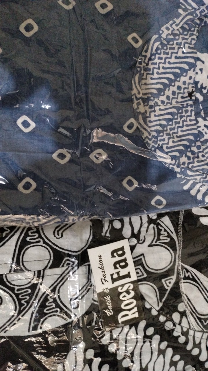 Blus Heyna Blus Batik Cewek Blouse Batik Kerja Atasan Batik Muslim Seragam Batik Modern Muslim Lucu