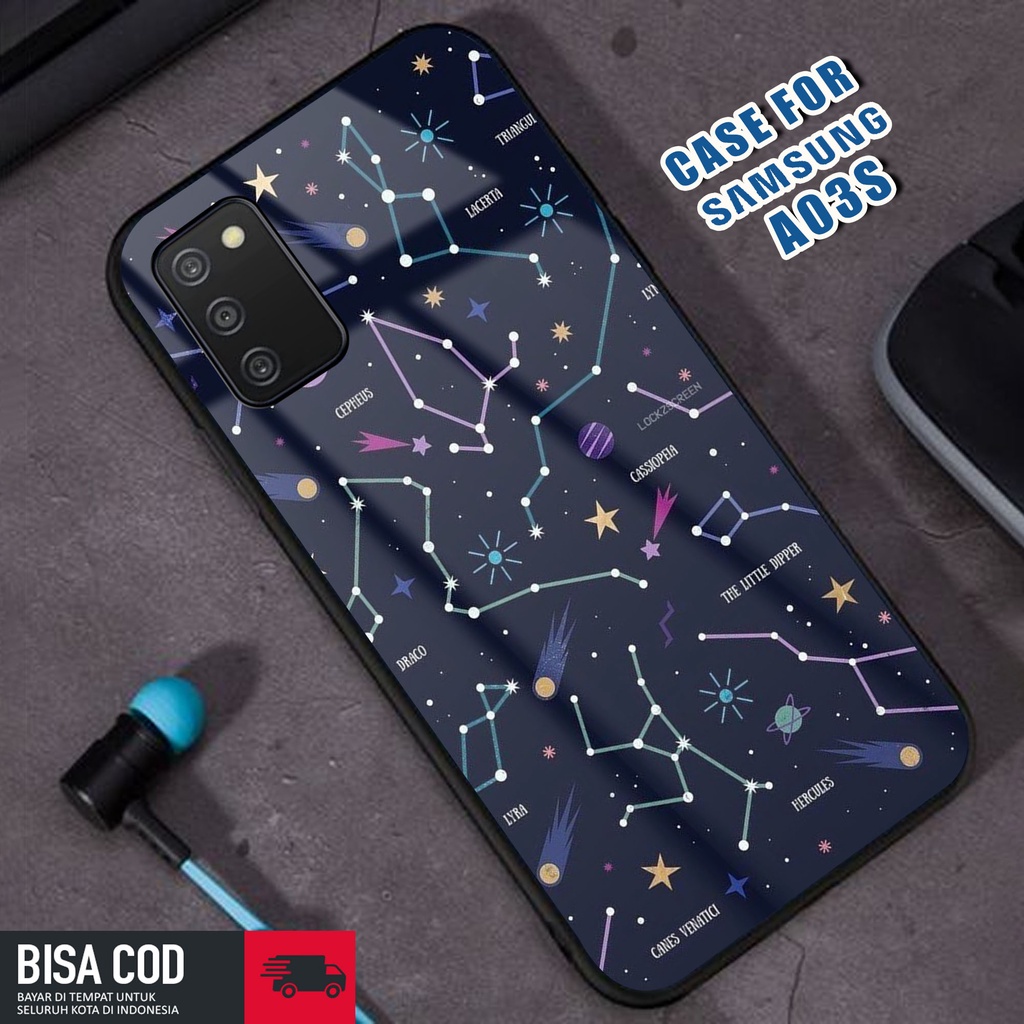 7 Case Hardcase SAMSUNG A03S / A02S PLANET GLOSSY  - Cassing Handphone Untuk Pria , Wanita , Dewasa 