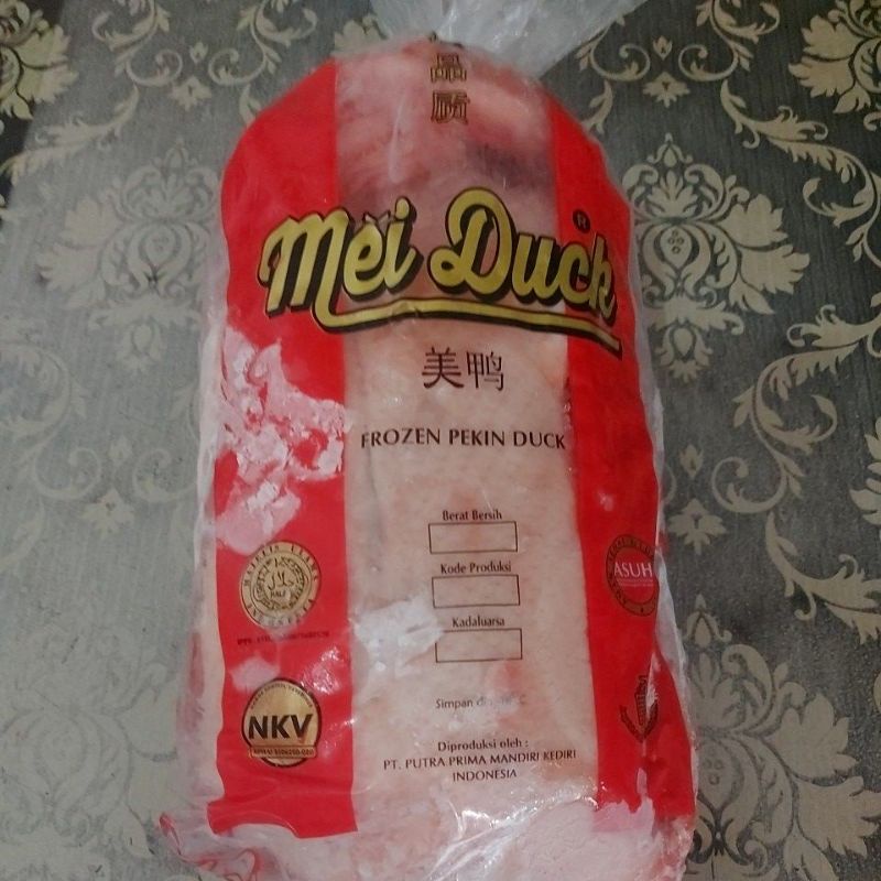 

bebek peking merek meiduck ukuran 2,5-2,6 kg