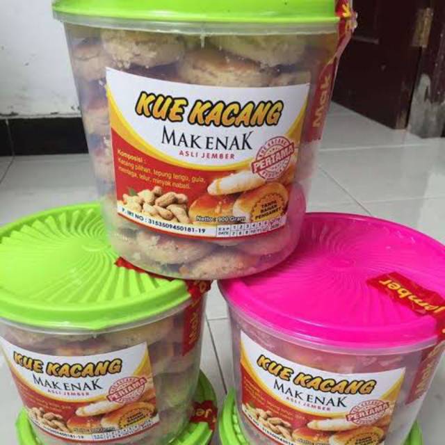 

KUE KACANG MAK ENAK ASLI JEMBER 900gram