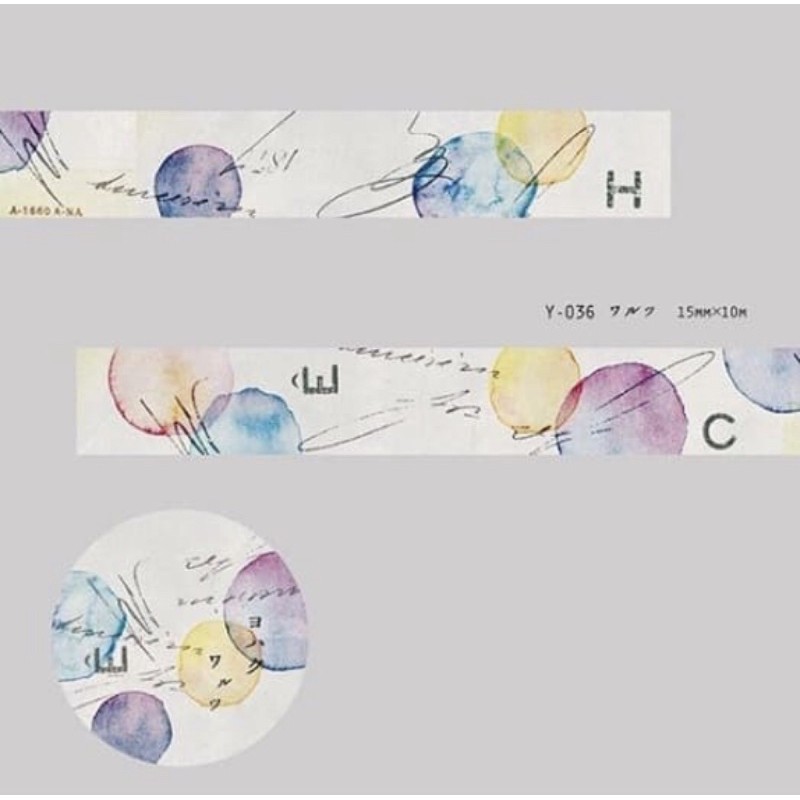 

Sample Yohaku Washi Tape All Designs