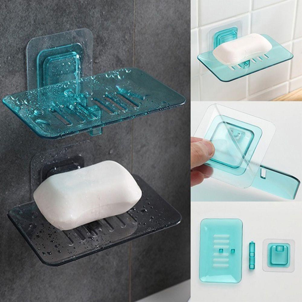 Solighter Tempat Sabun Penyimpanan Draining Rack Shower Soap Dish