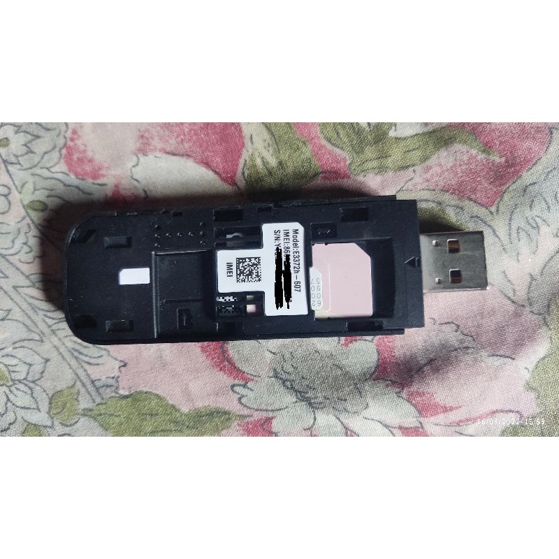 Modem Huawei e3372h 4G + TP Link MR3420 + Antena Indoor 4G Bekas