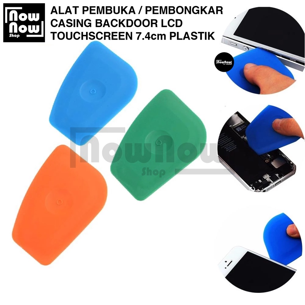 ALAT PEMBUKA / PEMBONGKAR CASING BACKDOOR LCD TOUCHSCREEN 7.4cm PLASTIK OPENING PRY TOOLS KARTU PICK GITAR