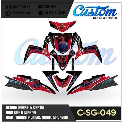  Stiker  Motor  Soul Gt Keren  Gambar  Gambar  Stiker 