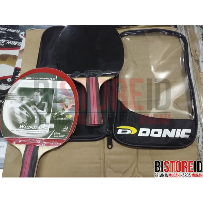 BET PINGPONG / BAT TENIS MEJA DONIC WALDNER LINE ISI 2   TAS