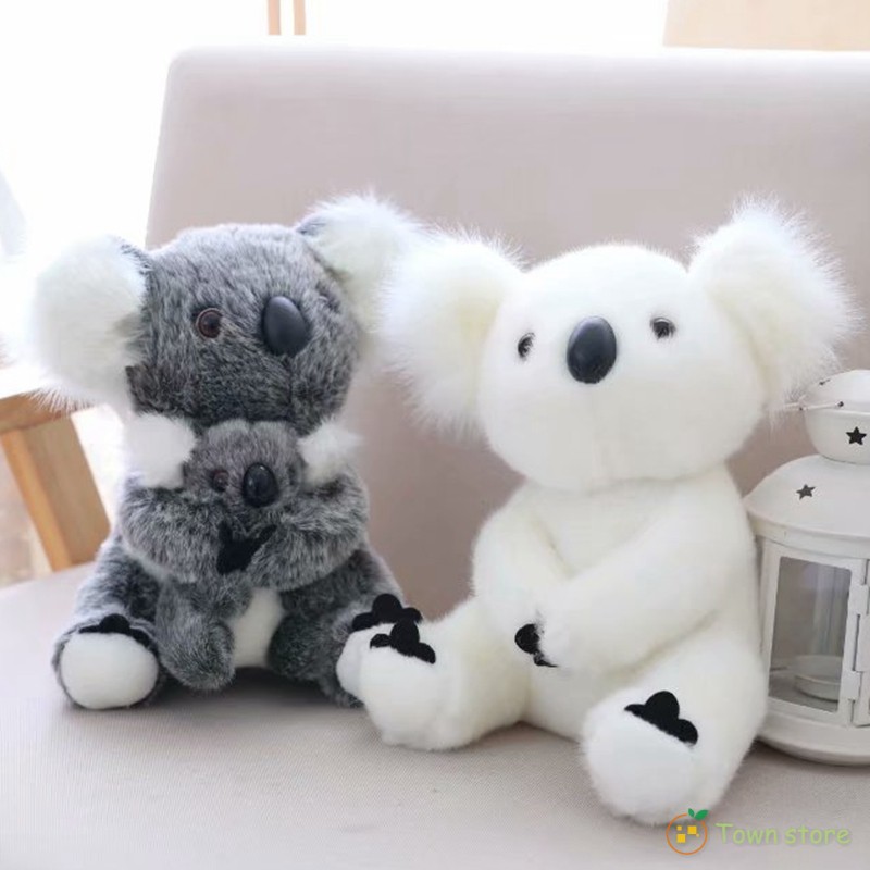 【New！！！】28cm Koala Wildlife Teddy Bear Plush Toy Stuffed Animal Cuddly Doll Christmas Gift