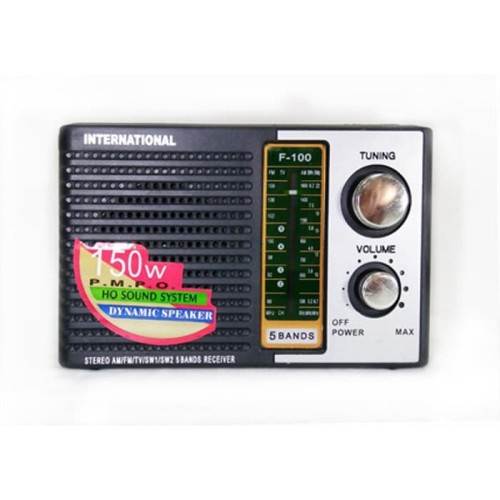 Radio Internasional Mini FM AM SW Portable MITSUYAMA / RADIO Jadul Souness F-4250 / F-100 / F-18 5Band