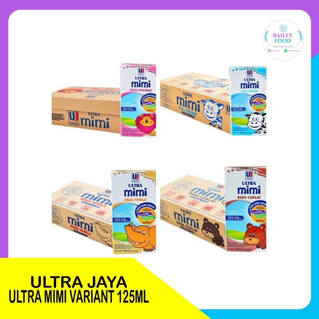 

ULTRA MIMI KIDS VARIANT RASA (1 DUS)/susu uht kids/susu uht kids 125ml