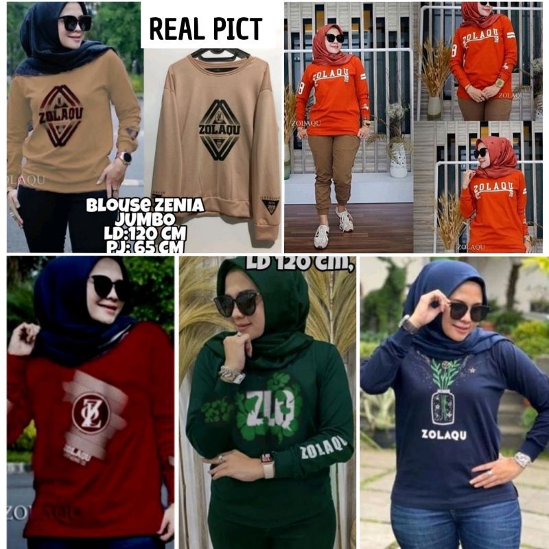 Atasan lengan panjang wanita / Atasan wanita jumbo / Atasan kaos wanita / baju jumbo wanita / baju w