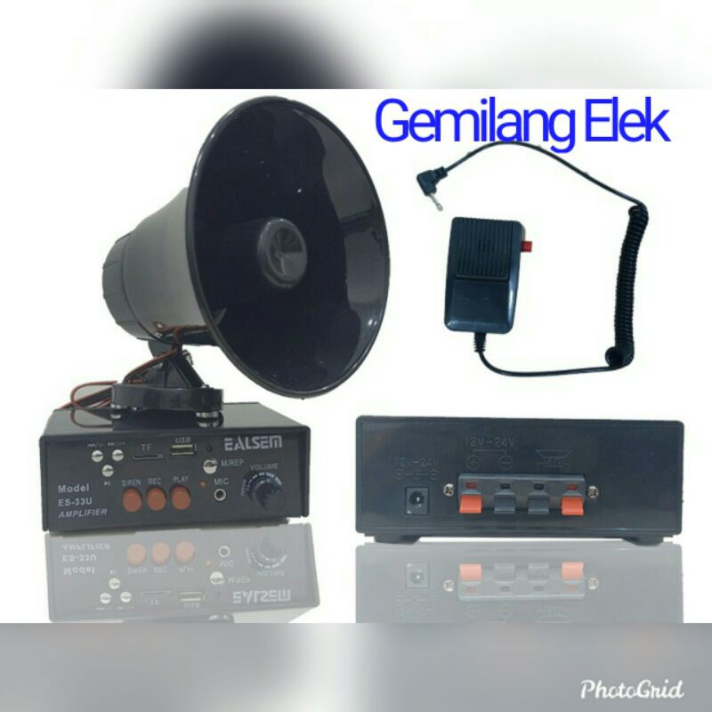 Speaker Corong + Amplifier EALSEM 33 USB