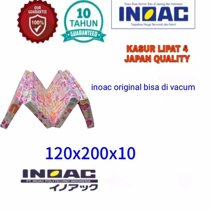 Kasur Lipat 4 Inoac 120X200X10