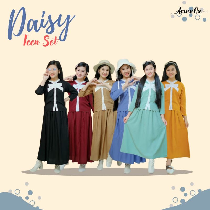 Daisy teen set by Aeraaqu / Setelan anak remaja