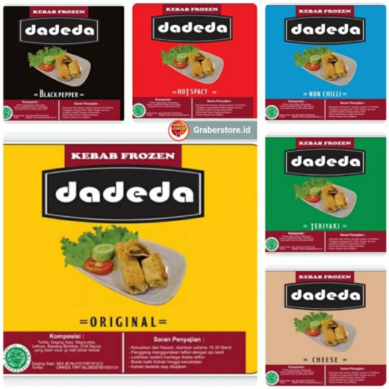 

PREMIUM KEBAB FROZEN isi 5s / KEBAB dadeda Kebab Instant Frozen Food