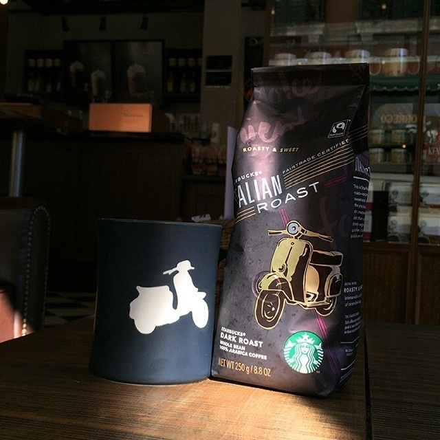 

⭐BISA COD⭐ Biji Kopi Starbucks Original Espresso Blend Dark Roast Arabika 250gr - Italian Roast, Coarse / Kasar