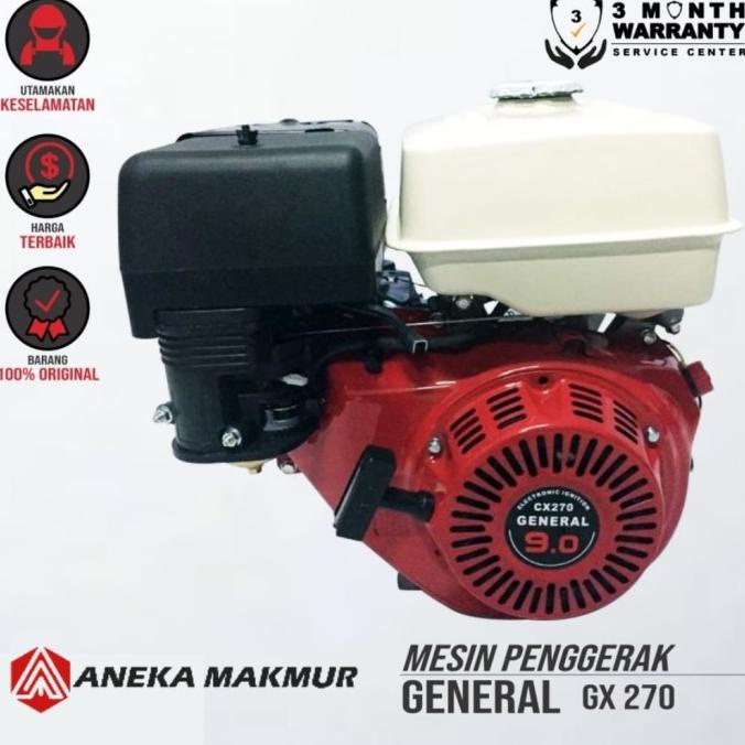 General Mesin Penggerak Bensin Gx 270 Engine Serbaguna Gx270