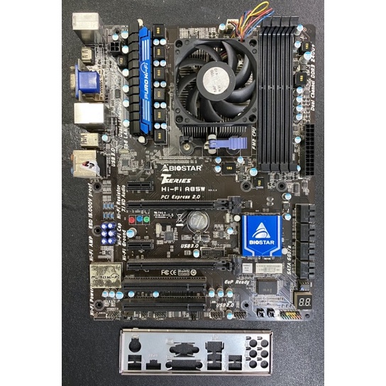 Motherboard AMD Biostar Hi-Fi A85W Socket FM2 DDR3 Gaming + Proc A8-5600 Second