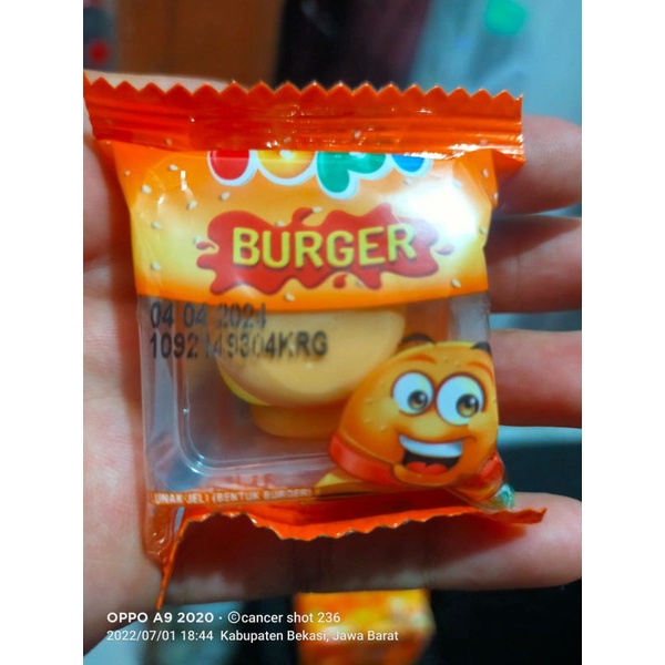 

YUPI BURGER PERMEN manis PROMO ISI 6pcs