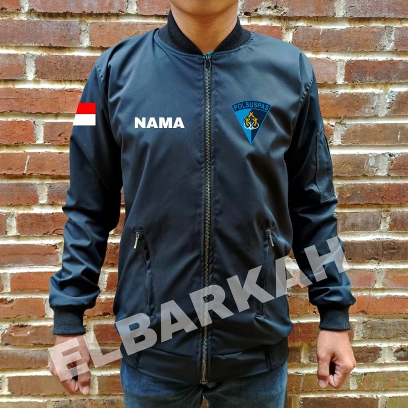 JAKET BOMBER LOGO POLSUSPAS KEMENKUMHAM JAKET BOMBER BISA CUSTOM LOGO SENDIRI jaket bomber waterfroop jaket bomber terbaru