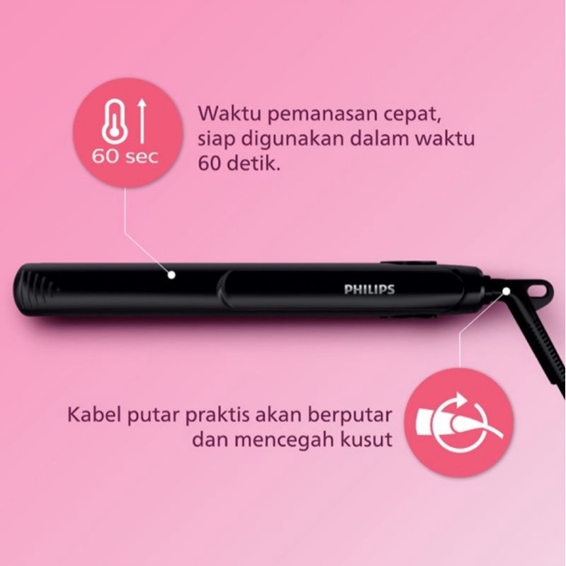 Catok Rambut Philips HP8401 Selfie Straightener Catokan Rambut Philips HP 8401