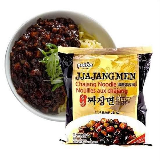 Paldo JjanjangMen Chajang Noodle  Mie Korea Kedelai hitam Populer