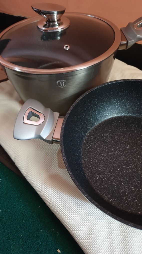 Limited Edition! Panci Set Berlinger Haus Of 10 Purple Bisa Kompor Induksi/semua Jenis Kompor