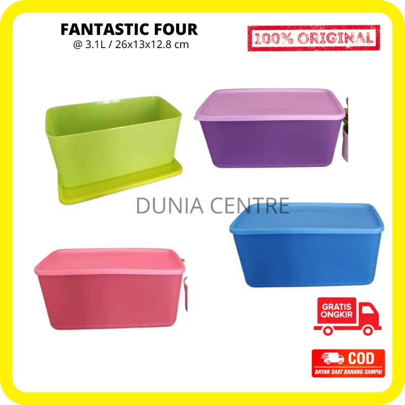 PROMO TUPPERWARE TOPLES FANTASTIC FOUR ECER ORIGINAL