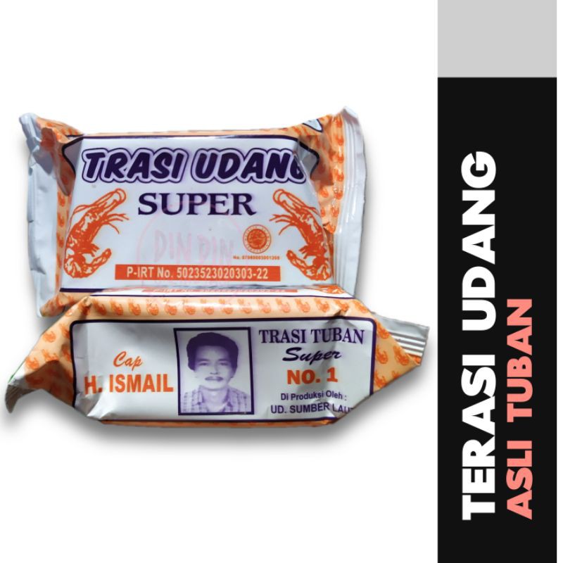 

TERASI UDANG SUPER H. ISMAIL TUBAN 100 gram [bungkus merah] - trasi jawa timur belacan shrimp paste