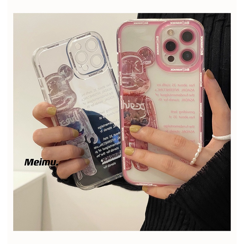 Soft case Transparan Motif print Untuk iPhone 11 pro max xs max xr 12 7 plus 12 pro max 13 13 pro 13prm