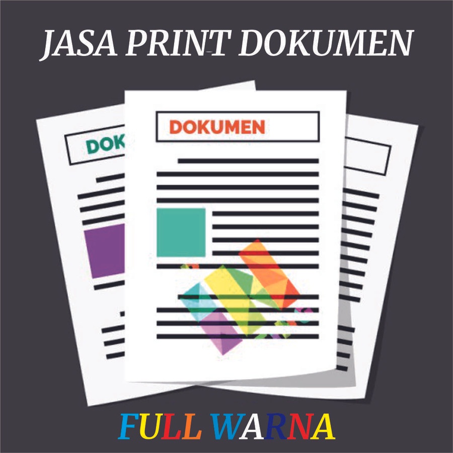 

Print dokumen A4 bisa warna dan hitam putih