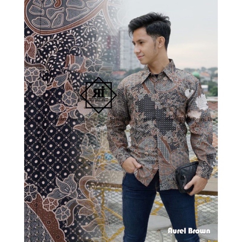 SM Kemeja Batik Pria Lengan Panjang & Pendek Kemeja Batik Couple Kebaya