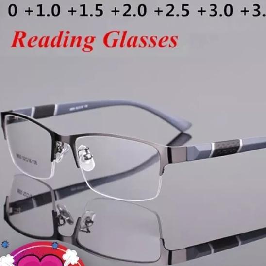 Kacamata Baca Plus Pria Wanita Kacamata baca keren warna Biru