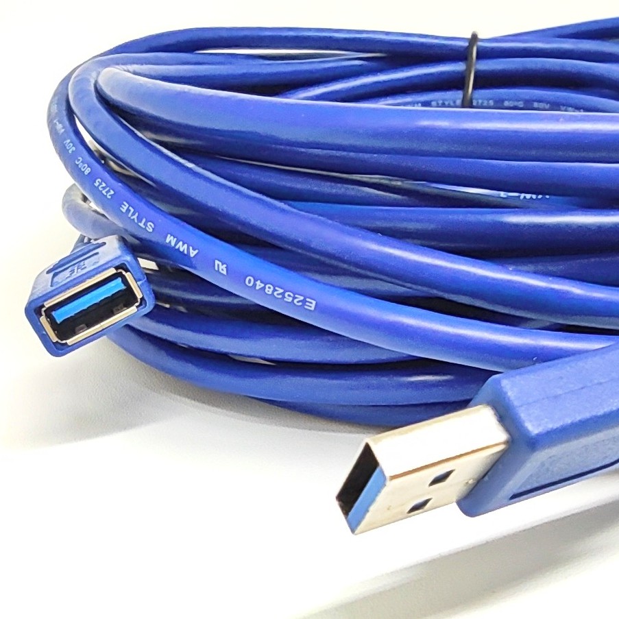 SKU-1208 KABEL USB 3.0 EXTENSION 10M (PERPANJANGAN USB) MALE FEMALE