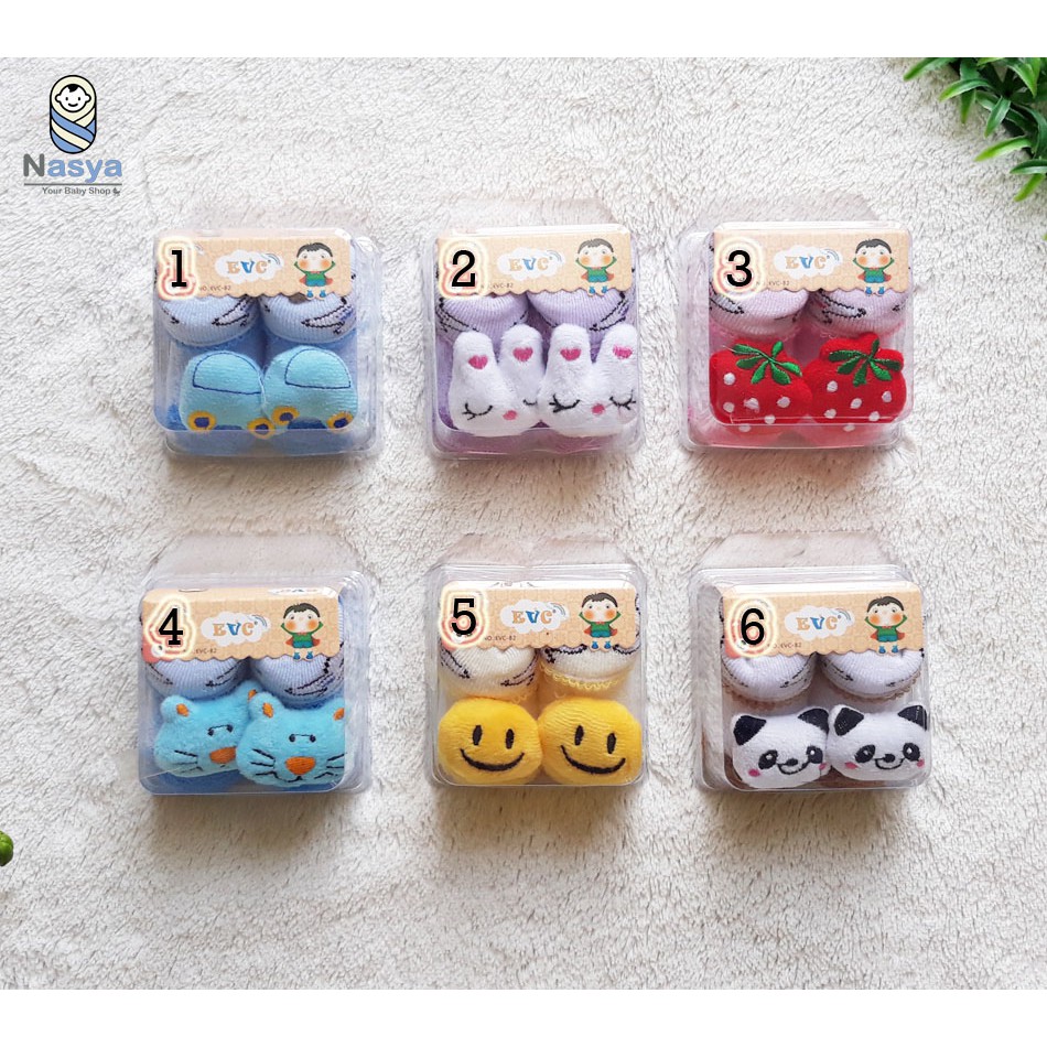 [C-006] Kaos Kaki Karakter/Kaos kaki Bayi (0-3m) lembut