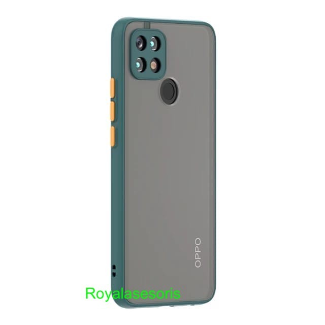 Case Dove Oppo A15  Frosted Camera Case Cover