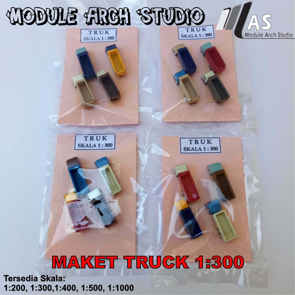 Maket Truck Skala 200-500 - Miniatur Truck