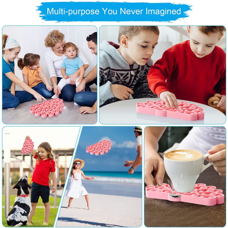 Pop It Fidget Toy Mainan Anak Tekan Gelembung Bubble Push Pop it-2