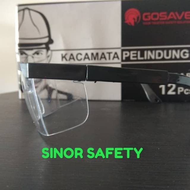 Kacamata ECO LEGION Gerinda Bening Safety Glasses Kacamata Las