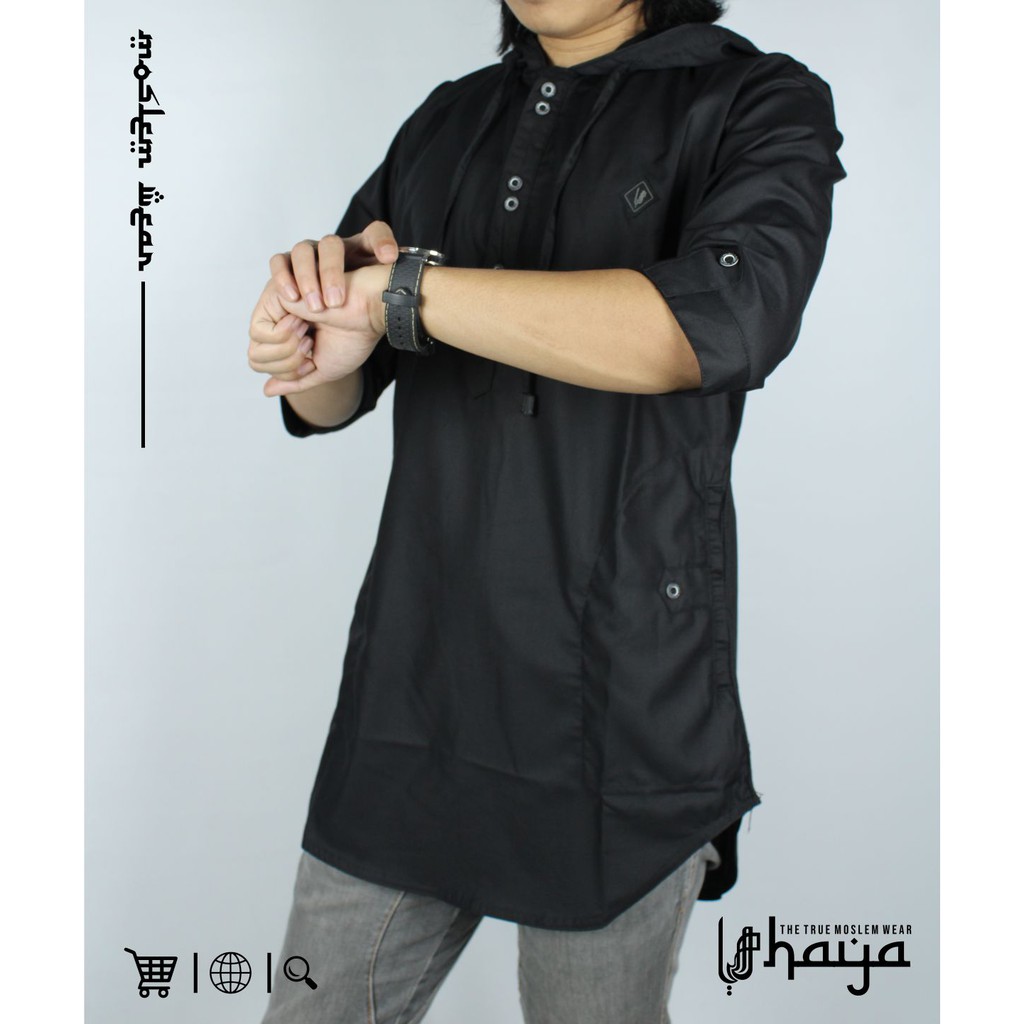 Kurta hoodie Premium / kurta pria muslim