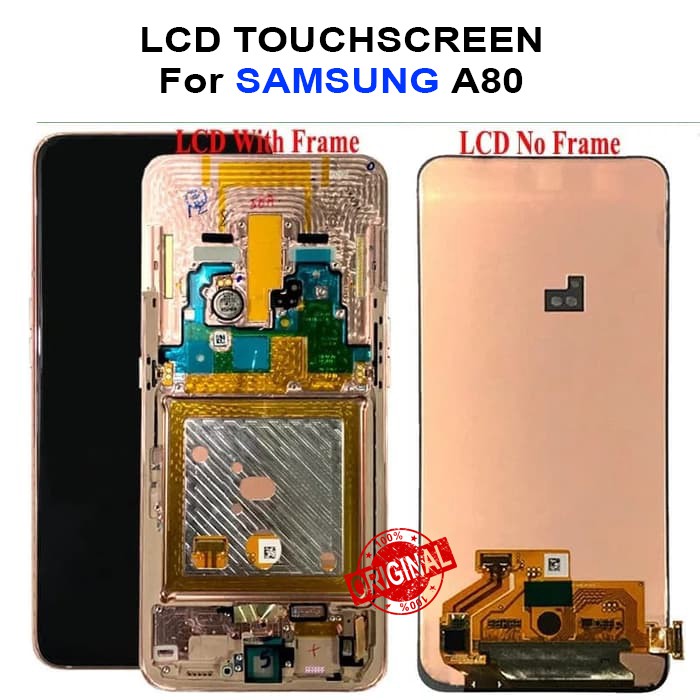 SAMSUNG A80 LCD + touchscreen original 100% garansi