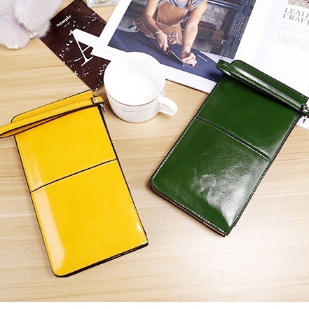 Dompet Panjang Premium  Wanita Import Model Polos / Premium Wallet Jakarta COD - 364