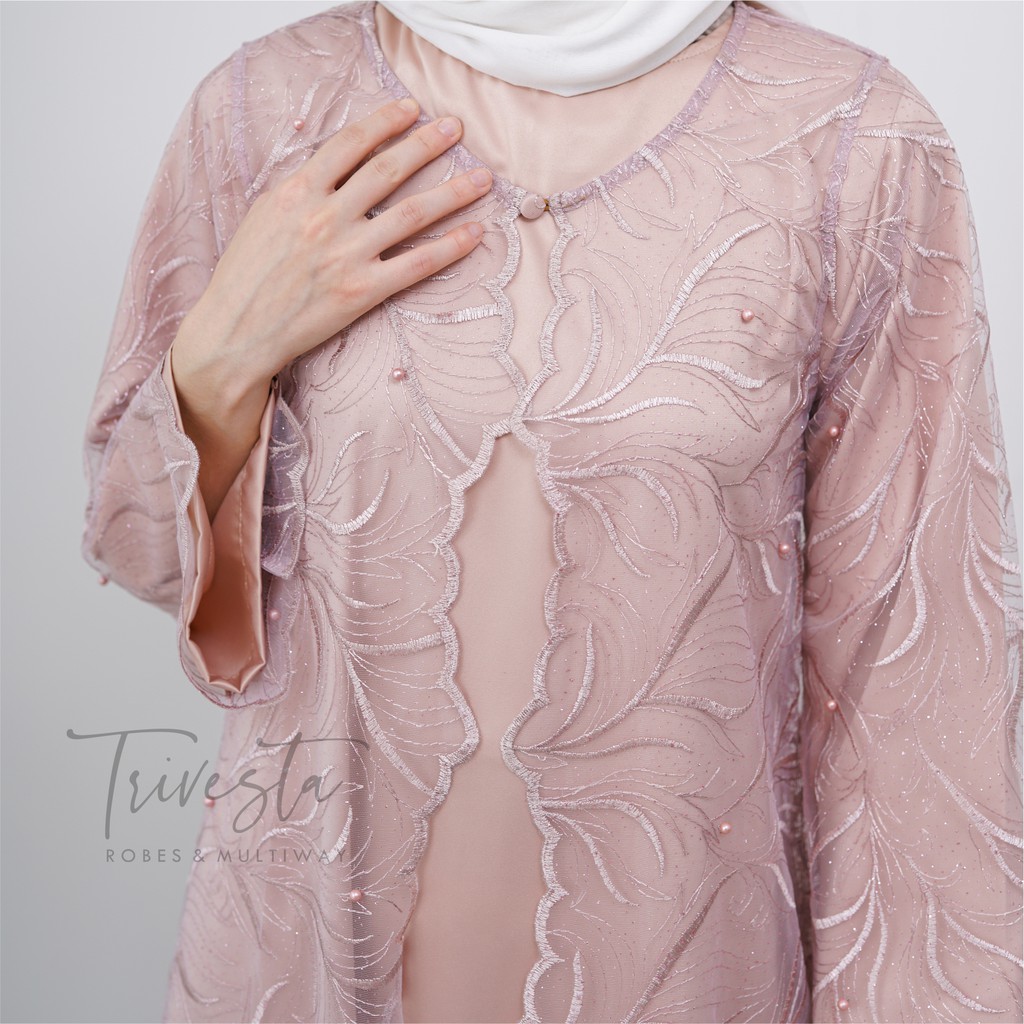 Zemira Hijab Robe Collection - KIMONO ROBE PENGANTIN BERHIJAB HIJAB RECOMENDED