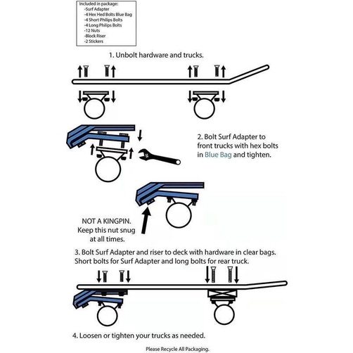Adapter Skateboard / Surfing / Skateboard / Skateboard