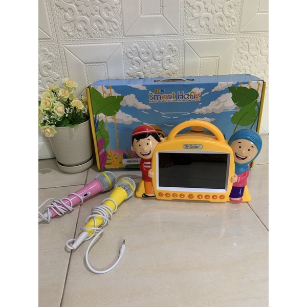 smart hafiz versi 4, masih lengkap box, mic, kartu garansi dan kabel charger